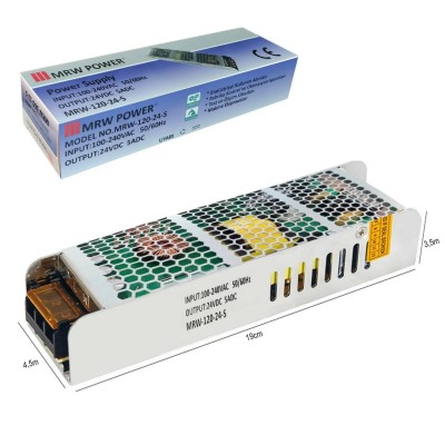 MRW-120-24-S 5 ADC LED TROFO