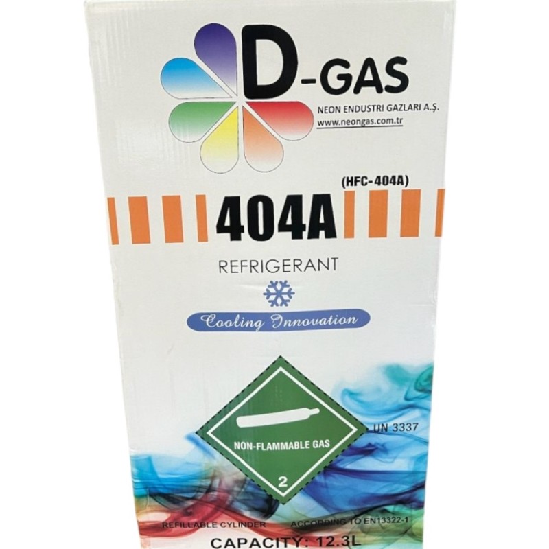 FREON R404A 10 KG. TEKRAR DOLDURULABİLİR TÜP DEPOZİTOSUZ