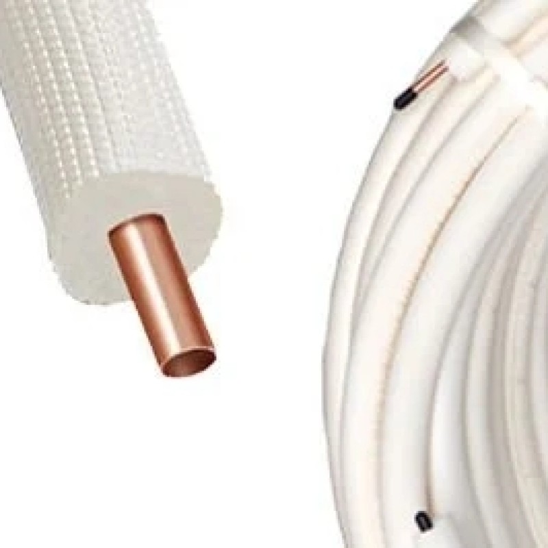 (VRV) Beyaz İzolasyonlu 9 Mm Bakır Boru 5/8 50 Mt
